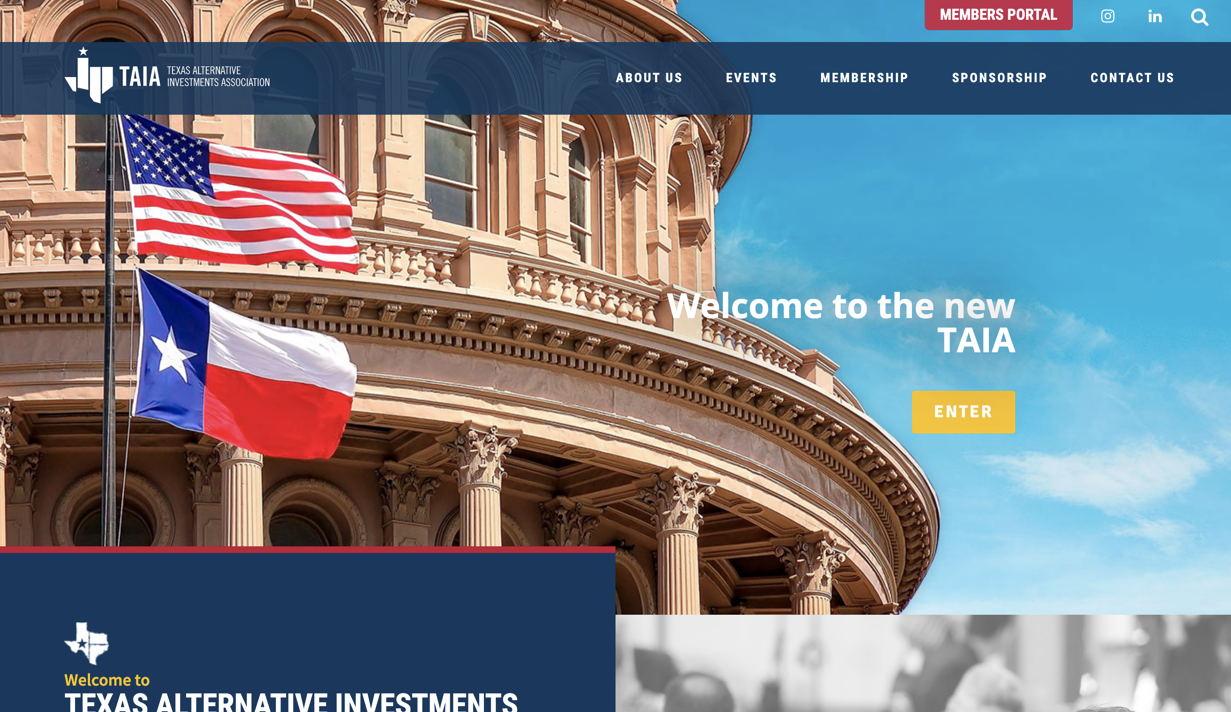 Texas AIA - After Website Redesign